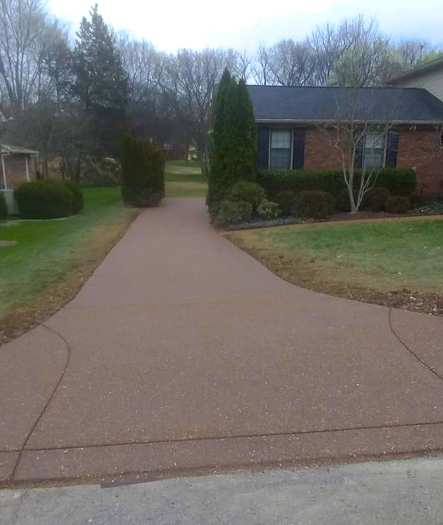 GSTN replaces concrete driveways